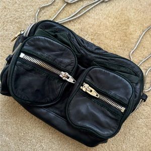 Alexander Wang Leather Brenda Handbag, Black, Leather